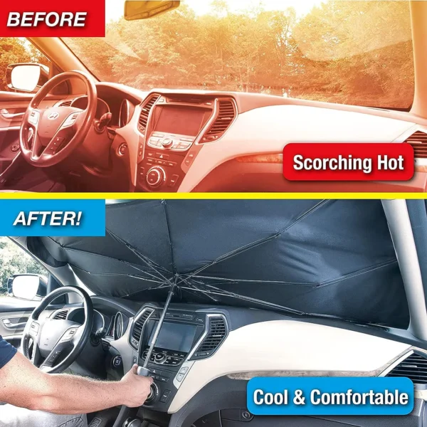 Car Windshield Sun Shade - Image 7