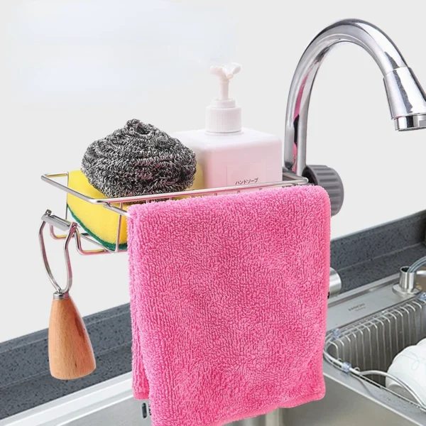 Stainless Steel Faucet Shelf - Image 6